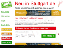 Tablet Screenshot of neu-in-stuttgart.de